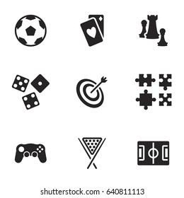 Icons for theme games, vector, icon, set. White background