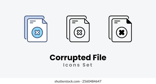 Icons thin line and glyph vector icon stock illustration