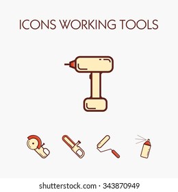 Icons tools. Icons are suitable for the web , so for printed products .