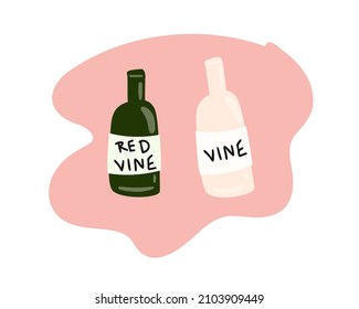 
Icons of two bottles of wine