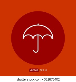 icons umbrella for Web and Mobile
