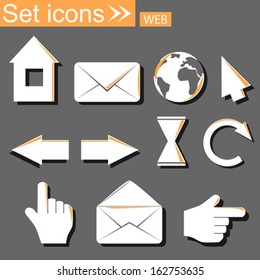 Icons, vector illustration
