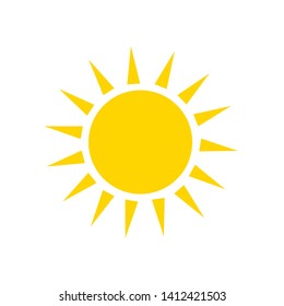 Icons Vector Sun Summer Stock Vector (Royalty Free) 1412421503 ...