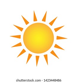 Icons - vector sun in summer