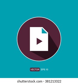 icons video file for Web and Mobile