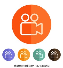 icons video for Web and Mobile