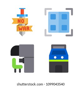 Icons Virtual Reality with virtual reality, sensorama, sword  and arcade