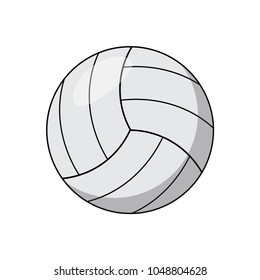 Icons of a volleyball. Sport concept, volleyball. Vector illustration.