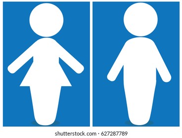 The icons for WC