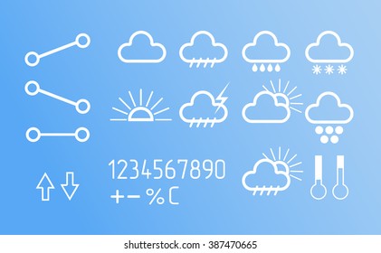 icons for weather forecast