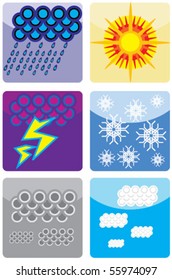 Icons to the weather forecast
