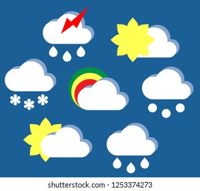 icons for weather forecasting