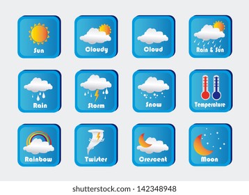 icons weather over gray background vector illustration