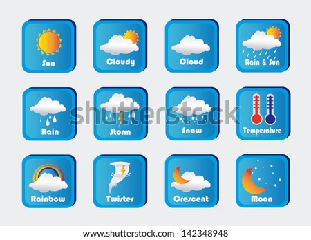icons weather over gray background vector illustration