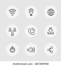 icons of Web app in various design styles for web, mobile, and graphic design projects.