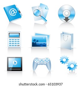 Icons for web applications and services