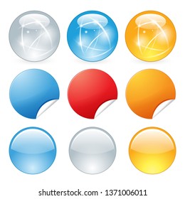 icons web buttons vector color eps download 