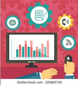 Icons for web design, application, business services and programming.