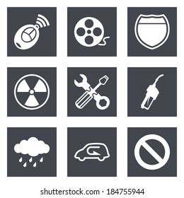 Icons for Web Design and Mobile Applications set 37. Vector illustration.