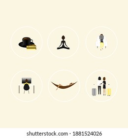 iconos para conjunto de aplicaciones web y móviles