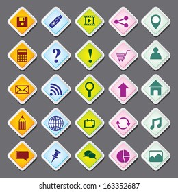 Icons For Web and Mobile. EPS-10