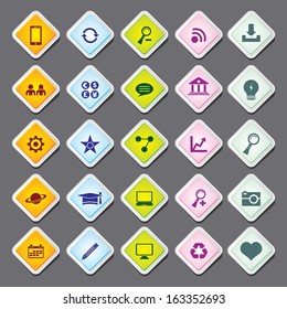 Icons For Web and Mobile. EPS-10