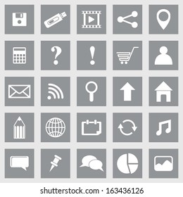 Icons For Web and Mobile. EPS-10