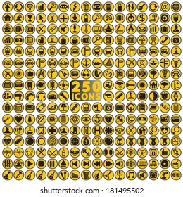 icons web,office,transport,travel,devices,medical,sport and music