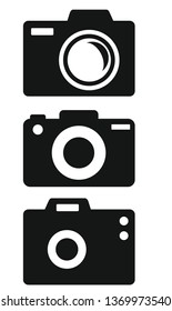 icons for websites and business cards camera