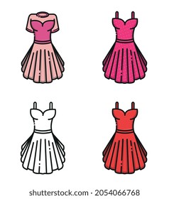 Icons of women's dresses to go to the gala