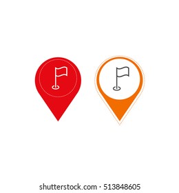 Icons you are here