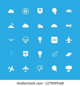 [IconsCount] Air Vector Set. With Hd, Airport Pin And Fighter Icons In Set