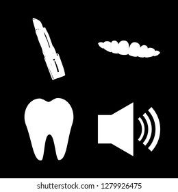 [IconsCount] cosmetics vector set. With volume, pomade and tooth icons in set