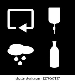 [IconsCount] drop vector set. With dropper, refresh and rain icons in set