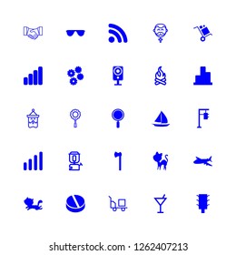 [IconsCount] man vector set. With drug, traffic light and cocktail icons in set