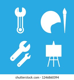 [IconsCount] repair vector set. With painter and tool icons in set