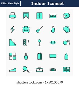 Iconset-Inneneinrichtung für mobile Anwendungen