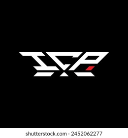 Diseño de Vector de logotipo de letra ICP, logotipo simple y moderno ICP. Diseño de alfabeto lujoso ICP  