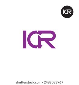 ICR Logo Letter Monogram Design