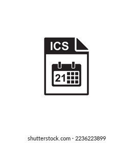 ics file icon , document icon