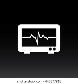 ICU Monitor / EKG Machine Single Icon