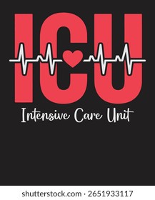 ICU Nurse Definition Fun Graphic for Healthcare Workers with Inspirational Quote