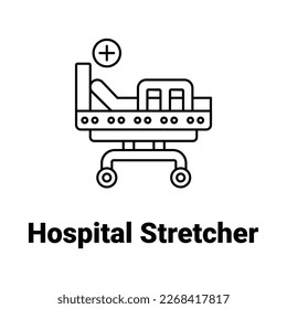 icu stretcher Vector Icon easily modify

