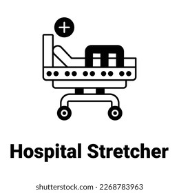 icu stretcher Vector Icon easily modify

