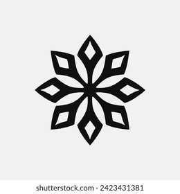 Icy blizzard bloom icon - Simple Vector Illustration