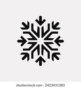 Icy blizzard bloom icon - Simple Vector Illustration