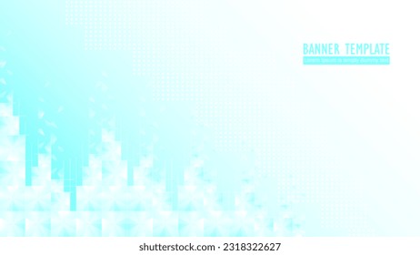 icy blue abstract background with geometric line