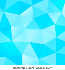 Icy Geometric Polygon Background – Abstract Cool Triangle and Diamond Pattern