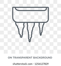 Icy icon. Icy design concept from Weather collection. Simple element vector illustration on transparent background.