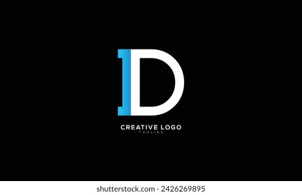 ID Abstract initial monogram letter alphabet logo design